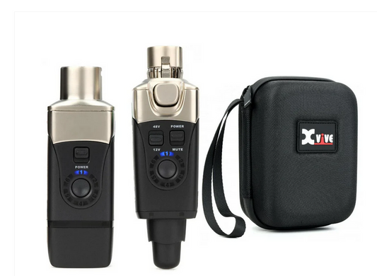 Xvive U3C – Sistema Inalámbrico Plug-on para Micrófonos de Condensador con Phantom Power (2.4GHz) 🎤📡🔋